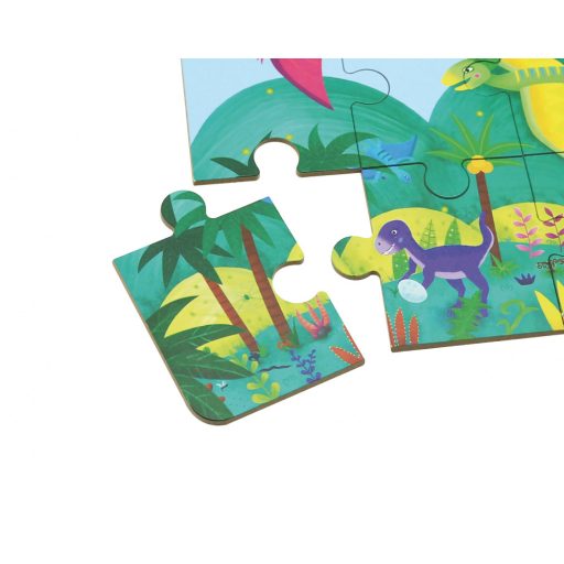 New Selection Puzzle, 4 az 1-ben - Dinoszauruszok