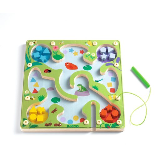 Íráselőkészítő, szortírozó - Mágneses labirintus - Froggy Maze - Djeco