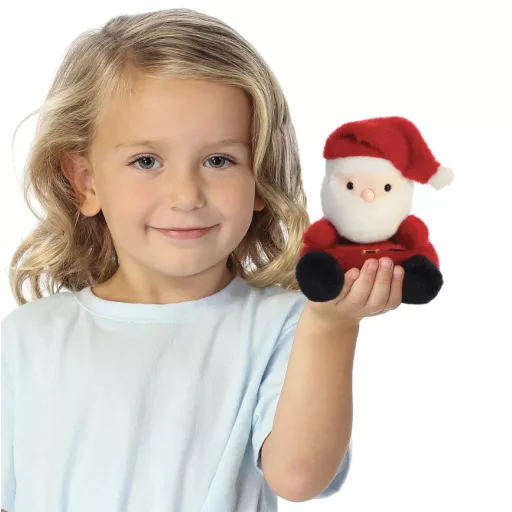 Palm Pals Jolly Santa piros ruhás Télapó Mikulás karácsonyi plüssfigura 13 cm