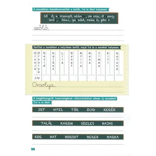 Napraforgó Tanoda - Gyakorlófeladatok harmadikosoknak 1.