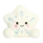 Palm Pals Glisten Snowflake fehér hópehely karácsonyi plüssfigura jégkék hímzéssel 13 cm