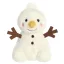 Palm Pals Twig Snowman hófehér hóember karácsonyi plüssfigura répaorral 13 cm