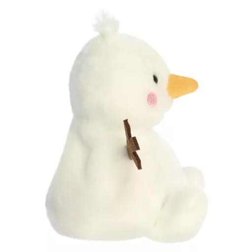 Palm Pals Twig Snowman hófehér hóember karácsonyi plüssfigura répaorral 13 cm