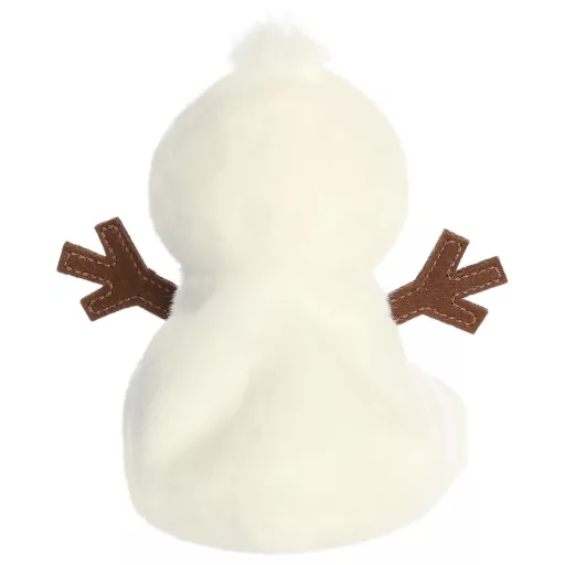 Palm Pals Twig Snowman hófehér hóember karácsonyi plüssfigura répaorral 13 cm