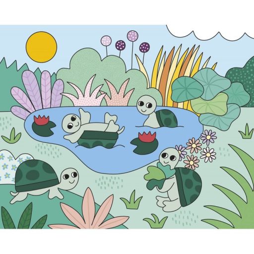 Auzou Vízzel festő készlet, Állat családok