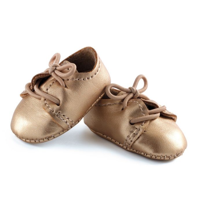 Djeco Játékbaba cipő - Arany cipőcske