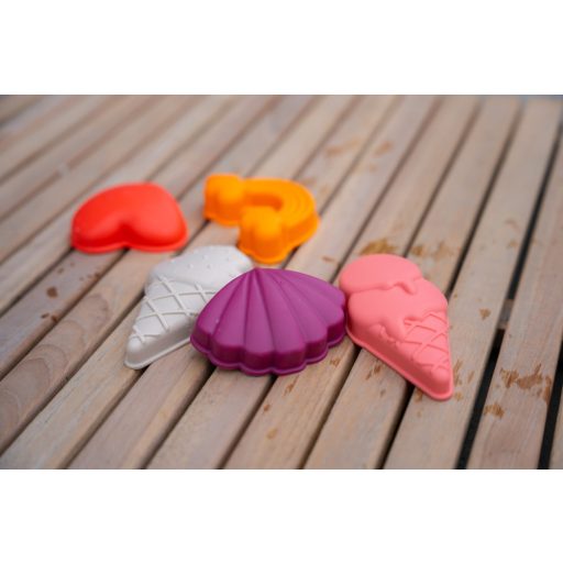 Filibabba Szilikon homokozó játékok 5 db - Beach Fun