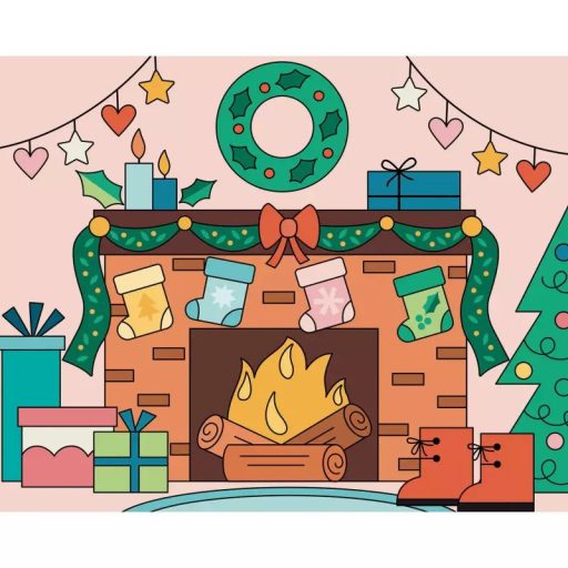 Auzou Vízzel festő képek, Karácsony