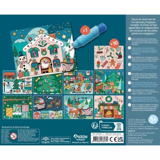 Auzou Vízzel festő képek, Karácsony