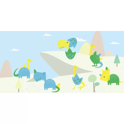 Avenir Kids Stamp and Match Dinosaurs dinós nyomda készlet képekkel