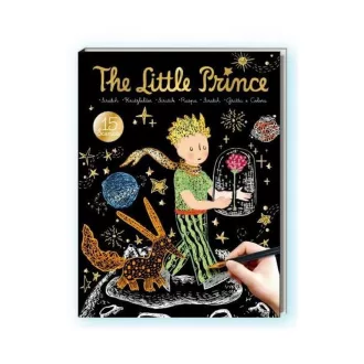 Avenir Kids The Little Prince Scratch Book A4-es karckép könyv