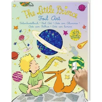 Avenir Kids The Little Prince Foil Art Book fólia technika kreatív könyv