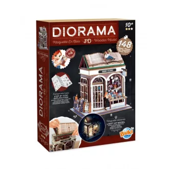 Buki Dioráma 3D puzzle - Könyvesbolt