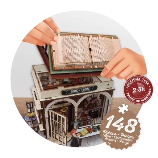Buki Dioráma 3D puzzle - Könyvesbolt