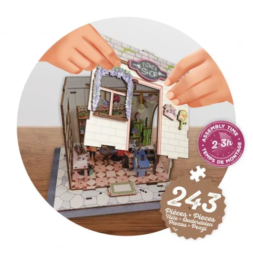 Buki Dioráma 3D puzzle - Virágbolt 