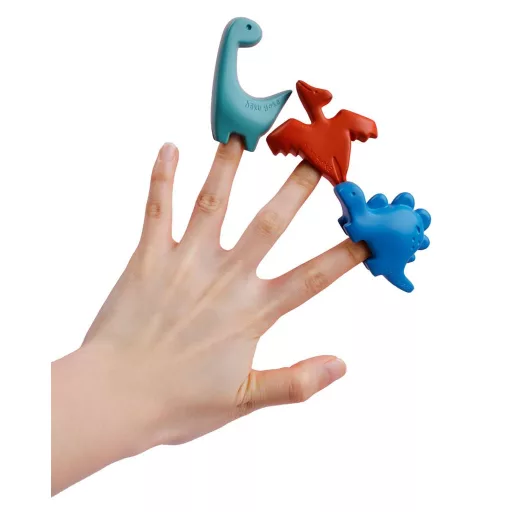 Haku Yoka Ujjra Húzható Marokkréta Készlet Dinoszauruszok 6 darabos méhviaszos zsírkréta