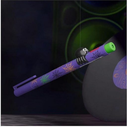 Legami zselés toll, pók figurával, neonzöld tintával, Halloween, Lovely Friends