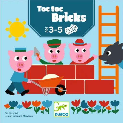 Djeco Társasjáték - Koca kocka - Toc Bricks