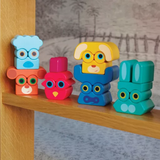 Djeco Építőjáték - Arc - Balansz - Ze Faces