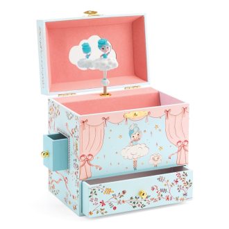 Djeco Zenélő ékszertartó doboz - Balerina a színpadon