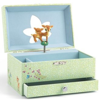 Djeco Zenélő ékszertartó doboz - Őzike dala