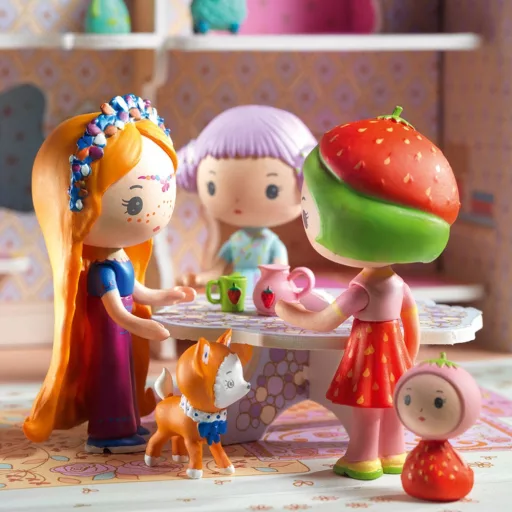 Djeco Tinyly - Eperke és Szamóca - Berry and Lila