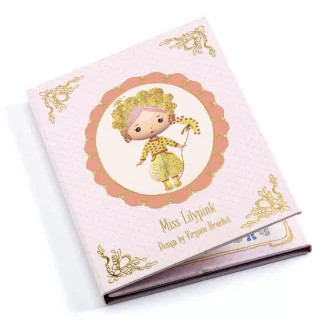   Djeco TINYLY álomvilág - Miss Lilypink ruhatára - Újraragasztható matricák