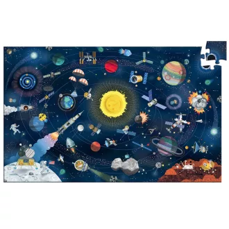 Djeco Megfigyeltető puzzle - A világűr 200 db-os