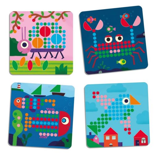 Djeco Pötyi mozaik - Kisállatok