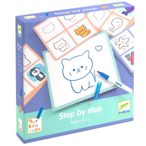 Djeco Rajzolás lépésről lépésre - Állatkölykök