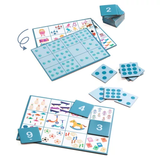 Djeco Fejlesztő játék - Számos bingó - Numero Bingo
