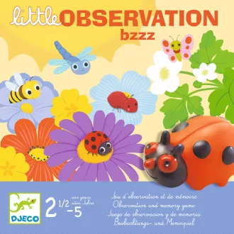 Egy kis megfigyelés Bzzz - Little observation memória és megfigyelő társasjáték rovarokkal gyerekeknek