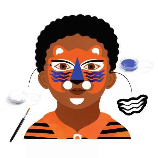 Djeco Arcfestés díszítés - Nagymacskák - Panthera