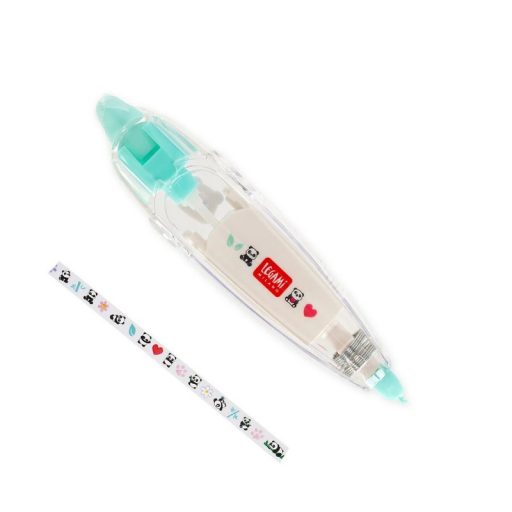 Legami dekorációs ragasztó szalag roller, 2-féle pandás