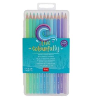Legami Színesceruza készlet, 12db/csomag, Ocean színek