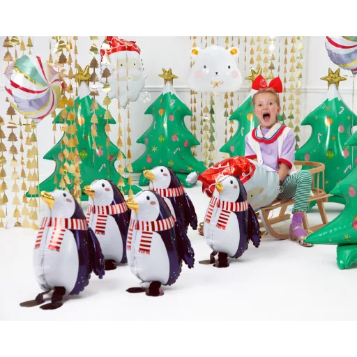 PartyDeco Álló fólia lufi karácsonyfa