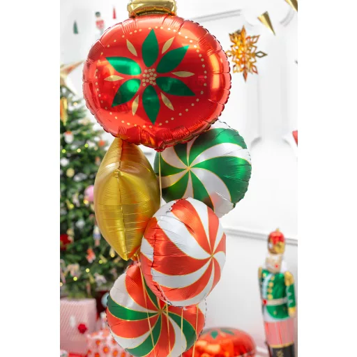 PartyDeco Fólia lufi Karácsonyi dísz