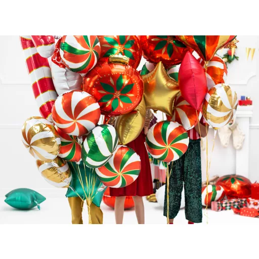 PartyDeco Fólia lufi Karácsonyi dísz