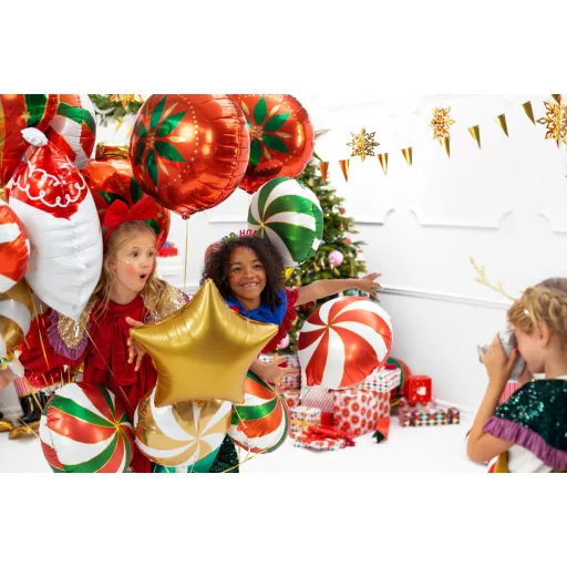 PartyDeco Fólia lufi Karácsonyi dísz