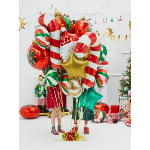 PartyDeco Fólia lufi Karácsonyi dísz