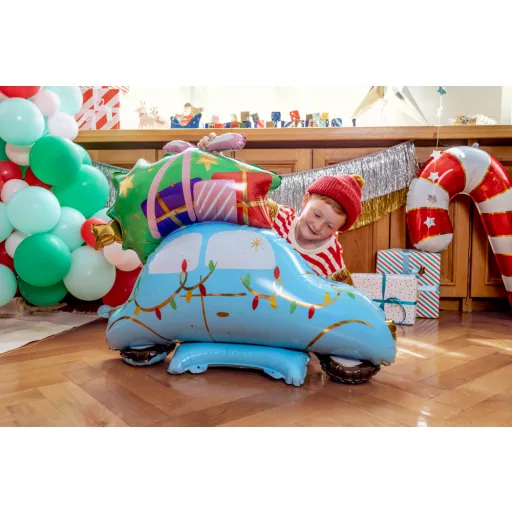 PartyDeco Karácsonyi autó fólia lufi