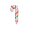 PartyDeco Fólia lufi Candy cane színes