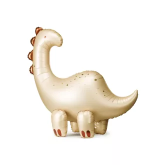 Álló brontosaurus dínó fólia lufi (91x85 cm) - látványos dinoszauruszos parti dekoráció gyerekeknek