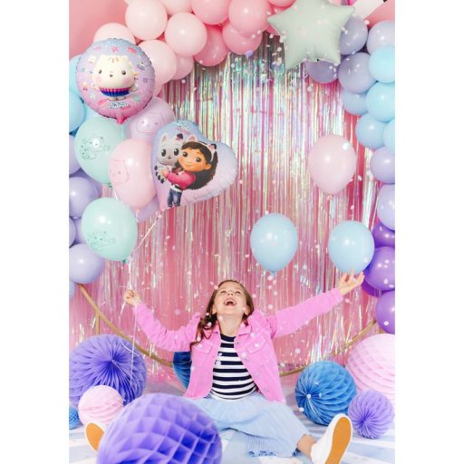 PartyDeco Fólia lufi Szív Gabby Babaháza