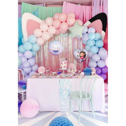 PartyDeco Fólia lufi Szív Gabby Babaháza