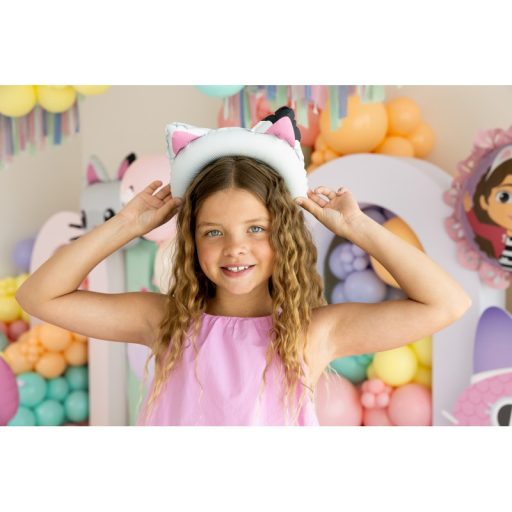 PartyDeco Gabby Macskafül fólia lufi, 6 db