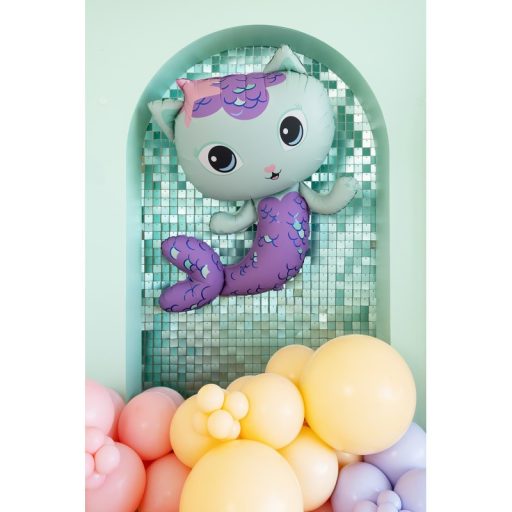 PartyDeco Szirénke fólia lufi