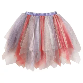 Ginger Ray Butterfly piros rózsaszín és lila pillangó tüll tutu szoknya 5-7 éveseknek 30 cm