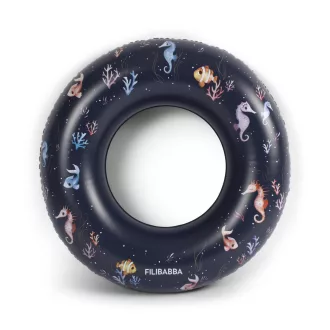 Filibabba Gyerek Úszógumi Alfie Csikóhal Seahorse Rainbow Reef 40 cm tengeri korallzátony mintával