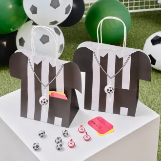 Ginger Ray futball játékvezetői póló formájú ajándéktáska szett síppal és bírói lapokkal 5 db